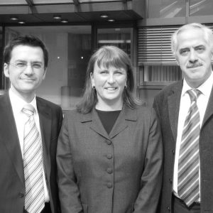 Thomas Kutschaty, Britta Altenkamp und Dieter Hilser
