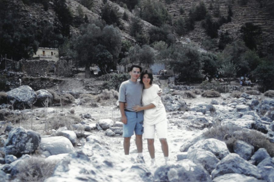 Thomas Kutschaty mit seiner Frau auf Kreta